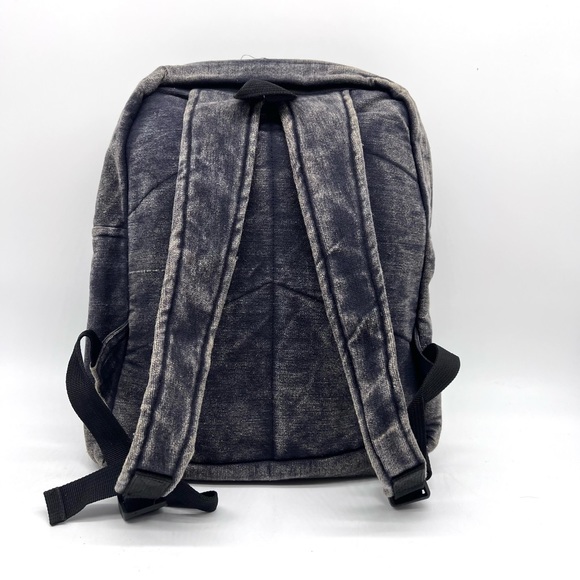 Stonewashed Heavy Cotton Backpack Black - Picture 8 of 14
